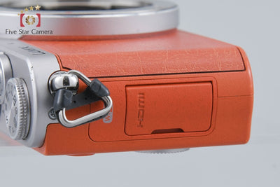 [Used] Panasonic LUMIX DMC-GM1 Orange Mirrorless Camera with Low Shutter Count