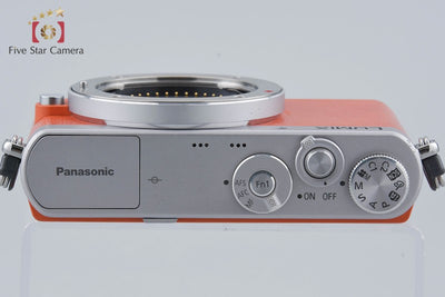 [Used] Panasonic LUMIX DMC-GM1 Orange Mirrorless Camera with Low Shutter Count