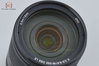 【Used】SONY E 18-200mm f/3.5-6.3 OSS LE SEL18200LE Black
