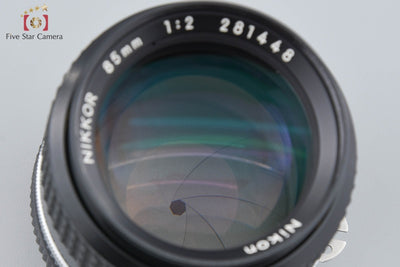 [Used] Nikon Ai-S NIKKOR 85mm f/2
