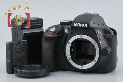 [Used] Nikon D3300 Black Digital SLR Camera