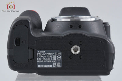 [Used] Nikon D3300 Black Digital SLR Camera