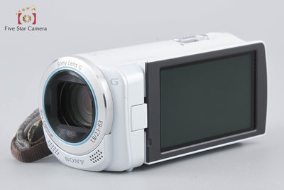 【中古】SONY ソニー HDR-CX270V プレミアムホワイト デジタルビデオカメラ 元箱付き