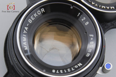 【中古】Mamiya マミヤ SEKOR 80mm f/2.8 ブルードット C220 C330用