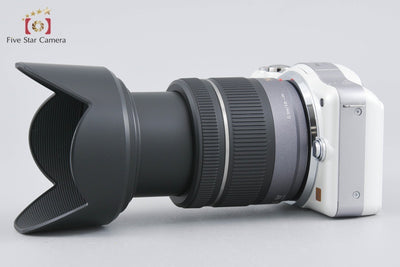 [Used] Panasonic LUMIX DMC-GF3 Shell White + G VARIO 14-42mm f/3.5-5.6 ASPH. MEGA O.I.S. H-FS014042 (Low Shutter Count)
