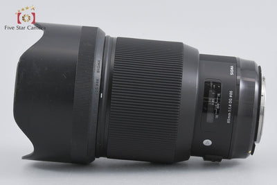 【中古】SIGMA シグマ Art 85mm f/1.4 DG HSM キヤノン用