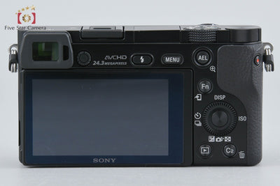 [Used] SONY Sony α6000 ILCE-6000 Double Zoom Lens Kit Black, Low Shutter Count, With Original Box