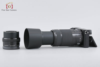 [Used] SONY Sony α6000 ILCE-6000 Double Zoom Lens Kit Black, Low Shutter Count, With Original Box
