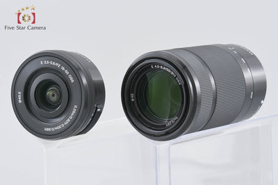 [Used] SONY Sony α6000 ILCE-6000 Double Zoom Lens Kit Black, Low Shutter Count, With Original Box