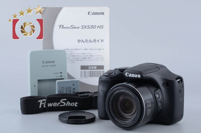 [Used] Canon PowerShot SX530 HS Black Compact Digital Camera