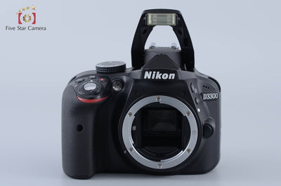 [Used] Nikon D3300 Double Zoom Kit Black