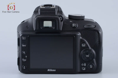 [Used] Nikon D3300 Double Zoom Kit Black