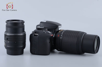 [Used] Nikon D3300 Double Zoom Kit Black