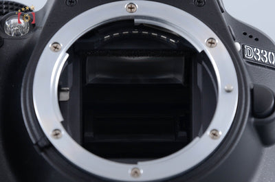 [Used] Nikon D3300 Double Zoom Kit Black