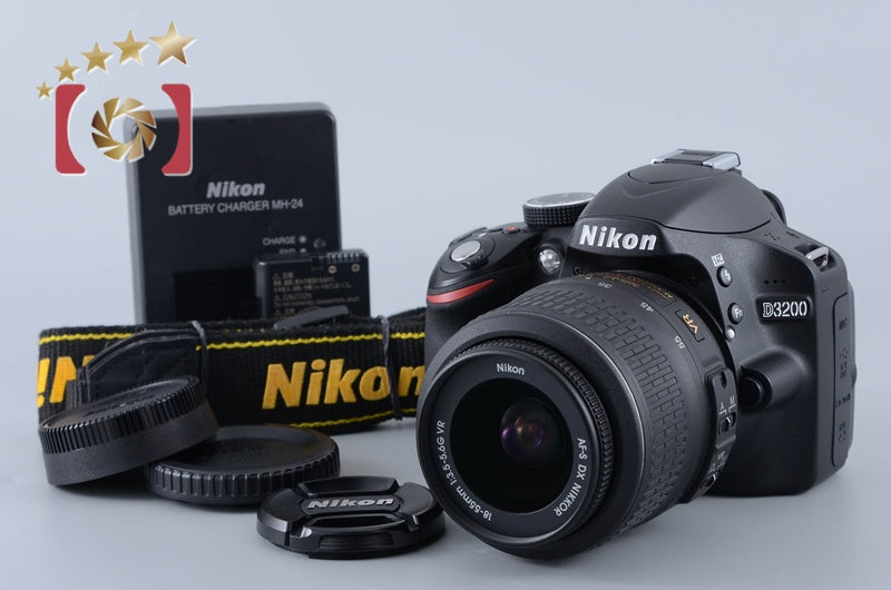 [Used] Nikon D3200 18-55 VR Lens Kit Black - Low Shutter Count