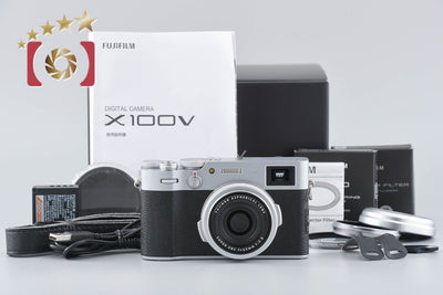 [Used] FUJIFILM Fuji Film X100V Silver Compact Digital Camera with Original Box