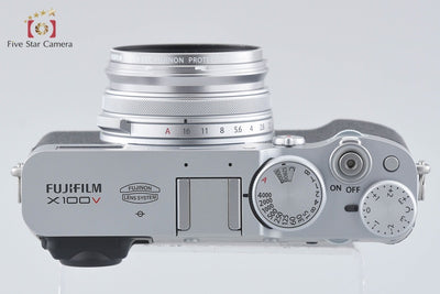 [Used] FUJIFILM Fuji Film X100V Silver Compact Digital Camera with Original Box