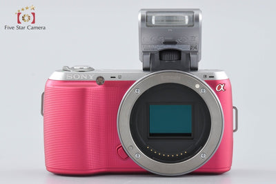 [Used] SONY Sony α NEX-C3 Pink + E 16mm f/2.8 SEL16F28 Low Shutter Count