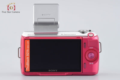 [Used] SONY Sony α NEX-C3 Pink + E 16mm f/2.8 SEL16F28 Low Shutter Count