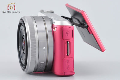 [Used] SONY Sony α NEX-C3 Pink + E 16mm f/2.8 SEL16F28 Low Shutter Count
