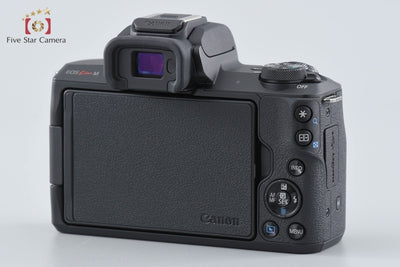 [Used] Canon EOS Kiss M Double Zoom Lens Kit Black