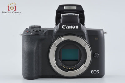 [Used] Canon EOS Kiss M Double Zoom Lens Kit Black