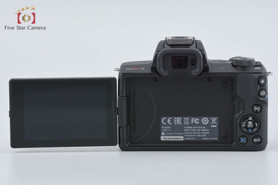 [Used] Canon EOS Kiss M Double Zoom Lens Kit Black