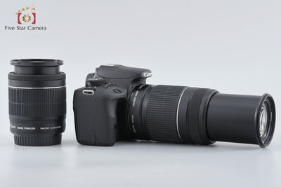 [Used] Canon EOS Kiss X7 Double Zoom Kit Black - Low Shutter Count