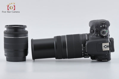 [Used] Canon EOS Kiss X7 Double Zoom Kit Black - Low Shutter Count