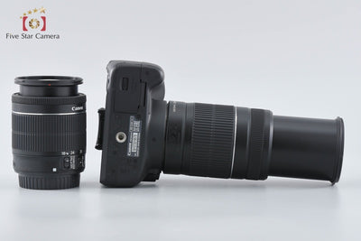 [Used] Canon EOS Kiss X7 Double Zoom Kit Black - Low Shutter Count