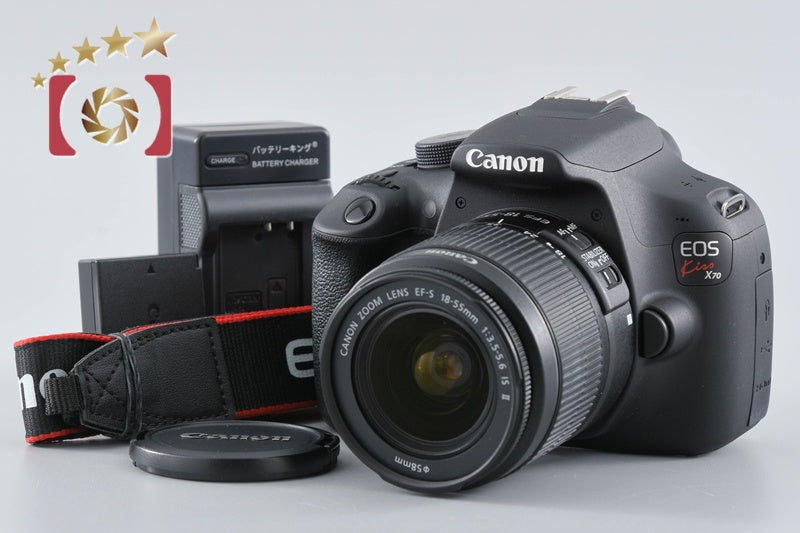 [Used] Canon EOS Kiss X70 EF-S 18-55 IS II Lens Kit, Low Shutter Count