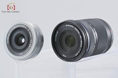 [Used] OLYMPUS OM-D E-M10 Mark II EZ Double Zoom Kit Silver with Original Box