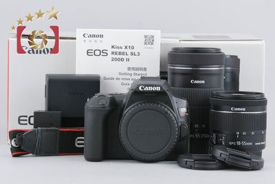 [Used] Canon EOS Kiss X10 Double Zoom Kit with Original Box