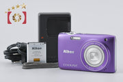 [Used] Nikon COOLPIX S3100 Fine Purple Compact Digital Camera
