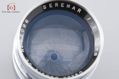 [Used] Canon Serenar 85mm f/2 L39 Leica Screw Mount + 85mm Viewfinder