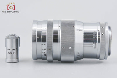 [Used] Canon Serenar 85mm f/2 L39 Leica Screw Mount + 85mm Viewfinder