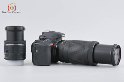 [Used] Nikon D5600 Double Zoom Kit, Low Shutter Count