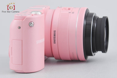 [Used] SAMSUNG NX1000 Pink + NX 20-50mm f/3.5-5.6 ED II i-Function International Version with Original Box