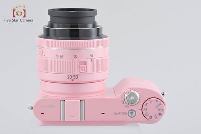 [Used] SAMSUNG NX1000 Pink + NX 20-50mm f/3.5-5.6 ED II i-Function International Version with Original Box