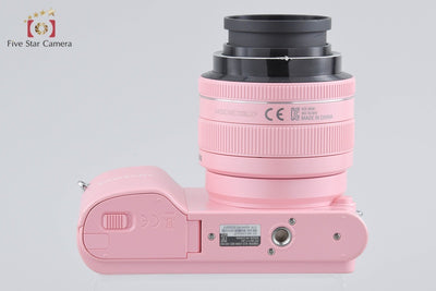 [Used] SAMSUNG NX1000 Pink + NX 20-50mm f/3.5-5.6 ED II i-Function International Version with Original Box