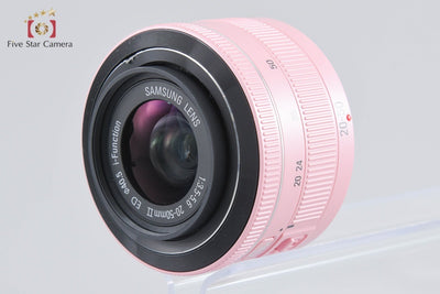 [Used] SAMSUNG NX1000 Pink + NX 20-50mm f/3.5-5.6 ED II i-Function International Version with Original Box