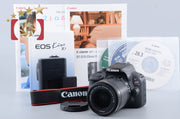 [Used] Canon EOS Kiss X7 EF-S 18-55mm IS STM Lens Kit Black