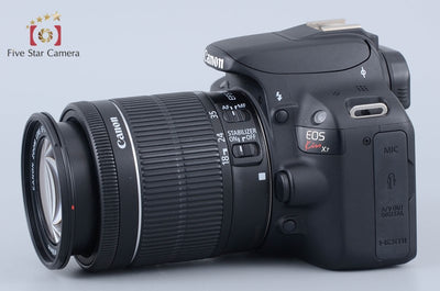 [Used] Canon EOS Kiss X7 EF-S 18-55mm IS STM Lens Kit Black