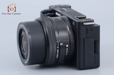[Used] Sony α VLOGCAM ZV-E10 Power Zoom Lens Kit Black + GP-VPT2BT Shooting Grip, Low Shutter Count