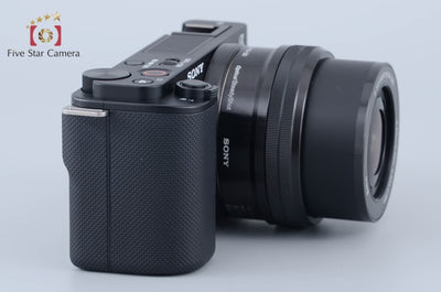 [Used] Sony α VLOGCAM ZV-E10 Power Zoom Lens Kit Black + GP-VPT2BT Shooting Grip, Low Shutter Count