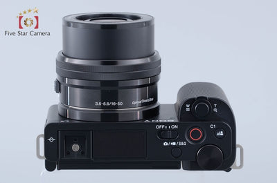 [Used] Sony α VLOGCAM ZV-E10 Power Zoom Lens Kit Black + GP-VPT2BT Shooting Grip, Low Shutter Count