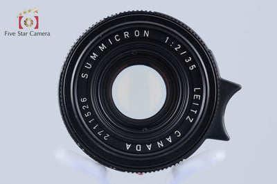 [Used] Leica SUMMICRON 35mm f/2 3rd Generation Leica M-mount Made in Canada