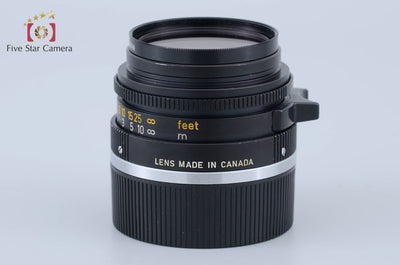 [Used] Leica SUMMICRON 35mm f/2 3rd Generation Leica M-mount Made in Canada