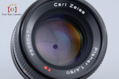 【中古】CONTAX コンタックス Carl Zeiss Planar 50mm f/1.4 T* MMJ 2026.1月 オーバーホール済み