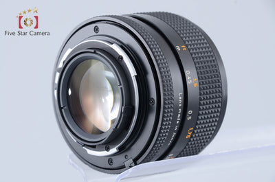 【中古】CONTAX コンタックス Carl Zeiss Planar 50mm f/1.4 T* MMJ 2026.1月 オーバーホール済み